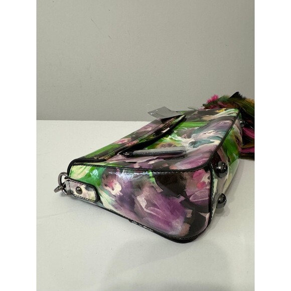 SHARIF ORIGINAL LACQUERED LEATHER SNAKES AND FEATHERS CROSSBODY NEW VERY RARE - Picture 5 of 11